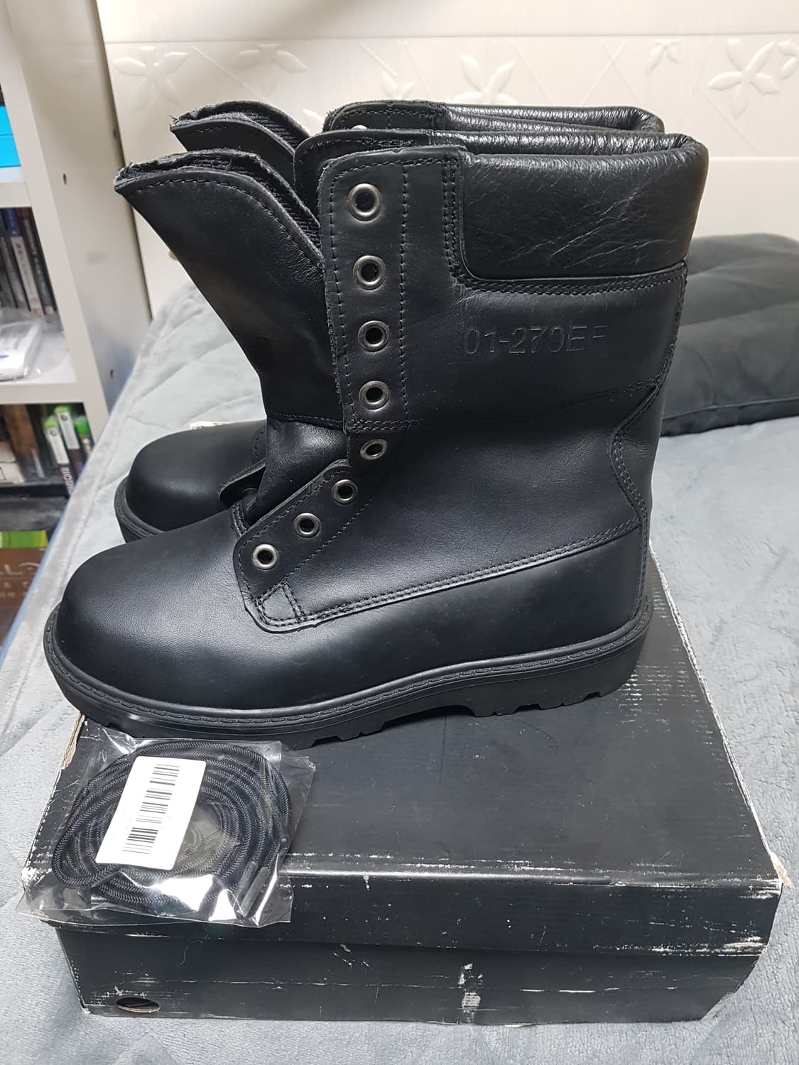 한국군 구형 동계용 방한화 전투화 군화 255~260 판매 상품이미지2