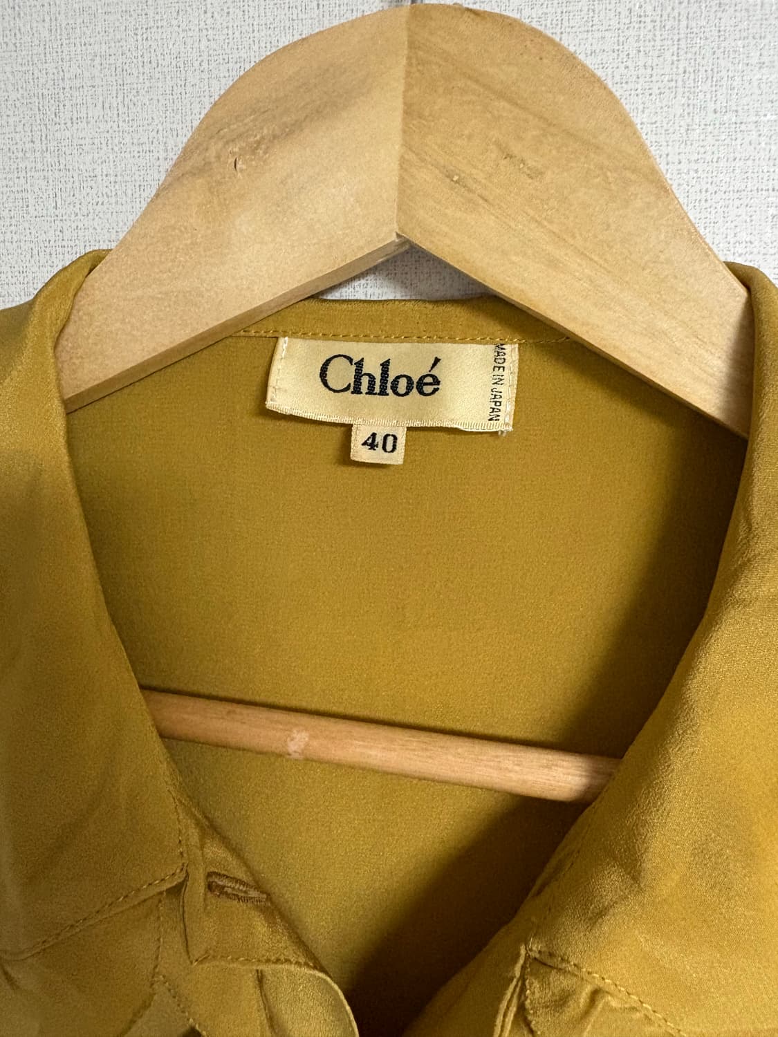 chloé 끌로에 프릴 블라우스 55-66 정품 상품이미지2