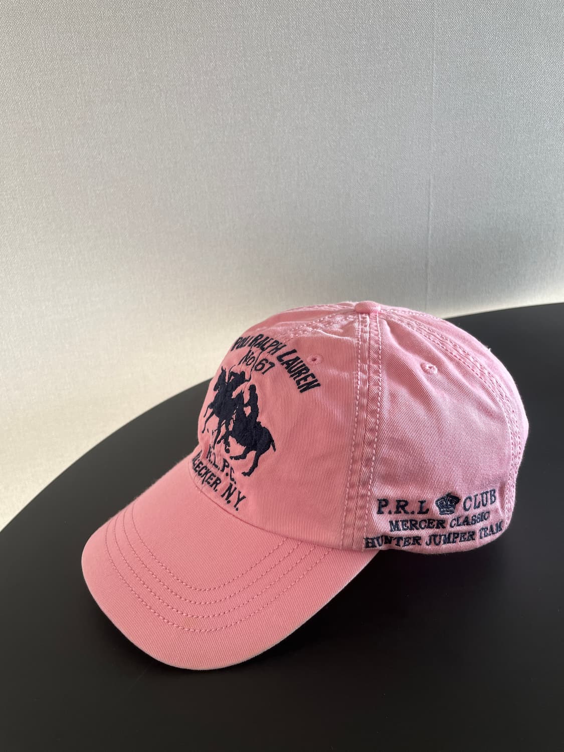 폴로랄프로렌 빅포니 블리커 핑크 볼캡 상품이미지2