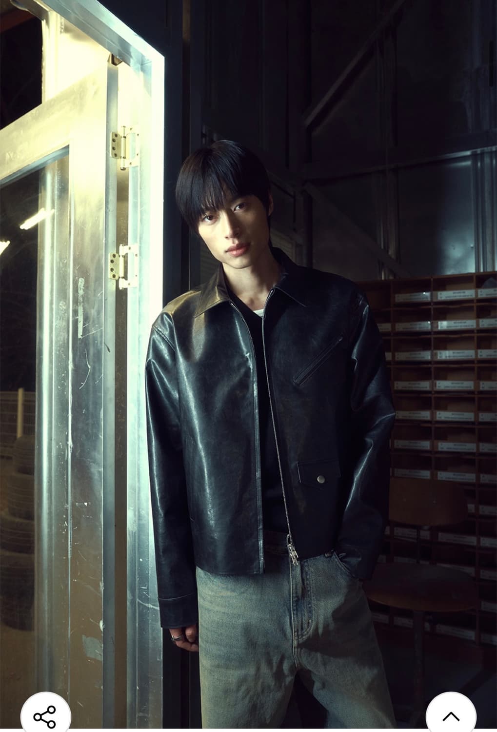 (L) 도프제이슨 파이로 싱글 레더자켓 BLACK 판매 상품이미지4