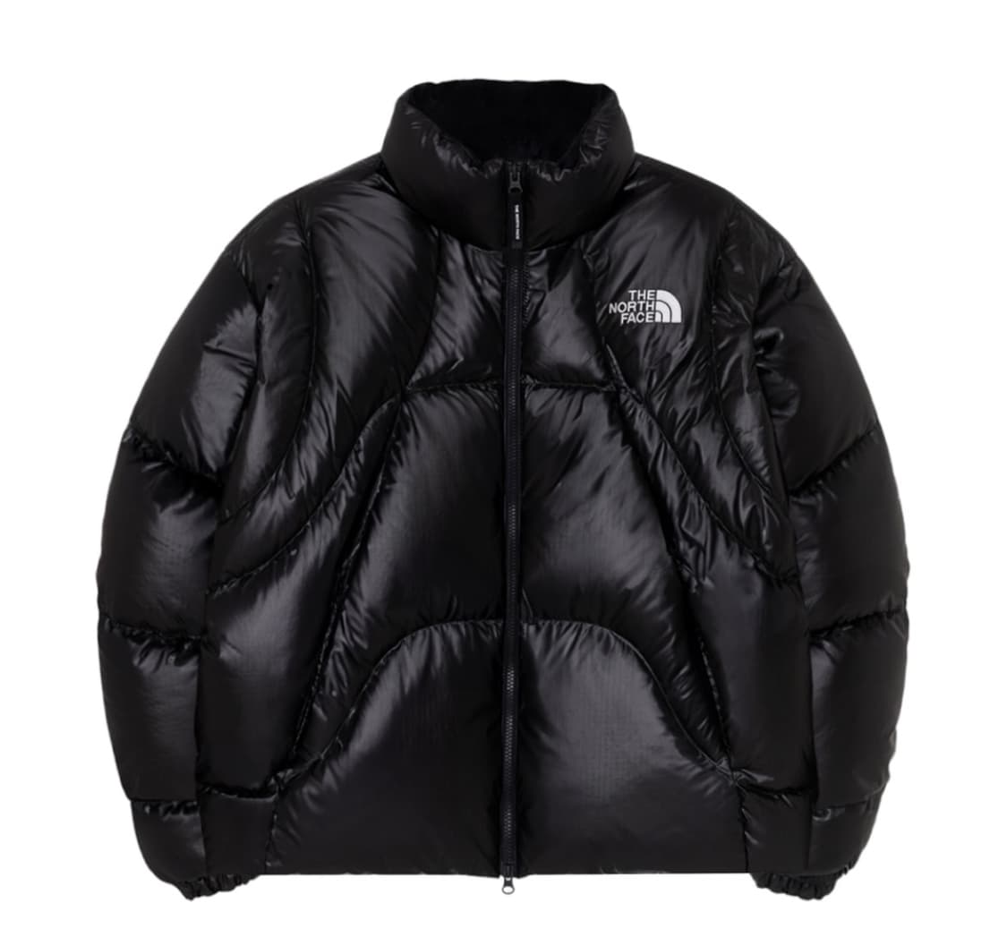 노스페이스 화이트 라벨 웨이브 RDS 다운 자켓 블랙 상품이미지1