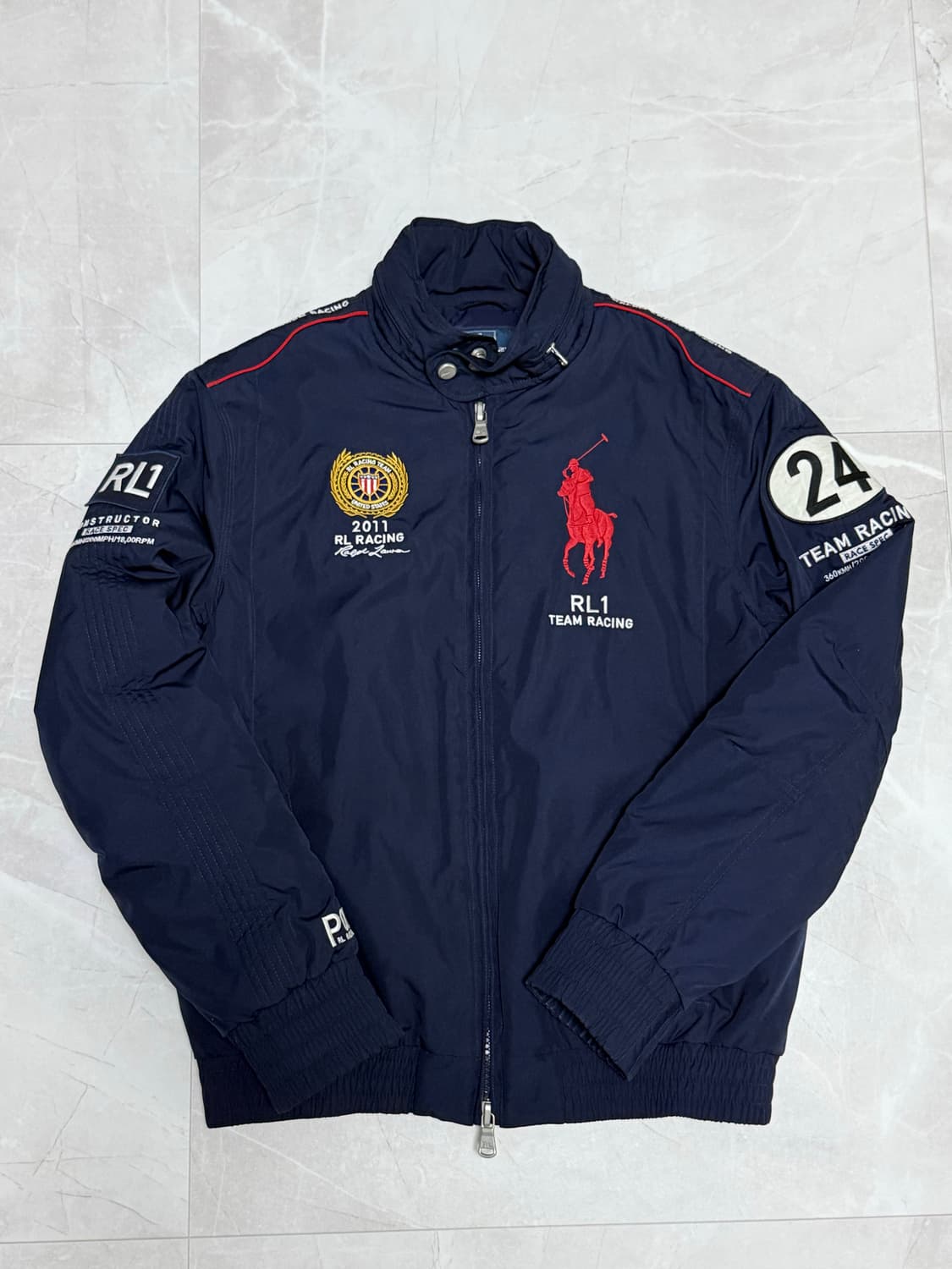 폴로 랄프로렌 빅포니 레이싱 봄버 자켓 상품이미지1