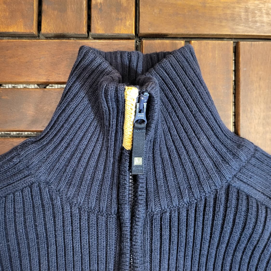 Armani JEANS 집업 니트 (L) 상품이미지4