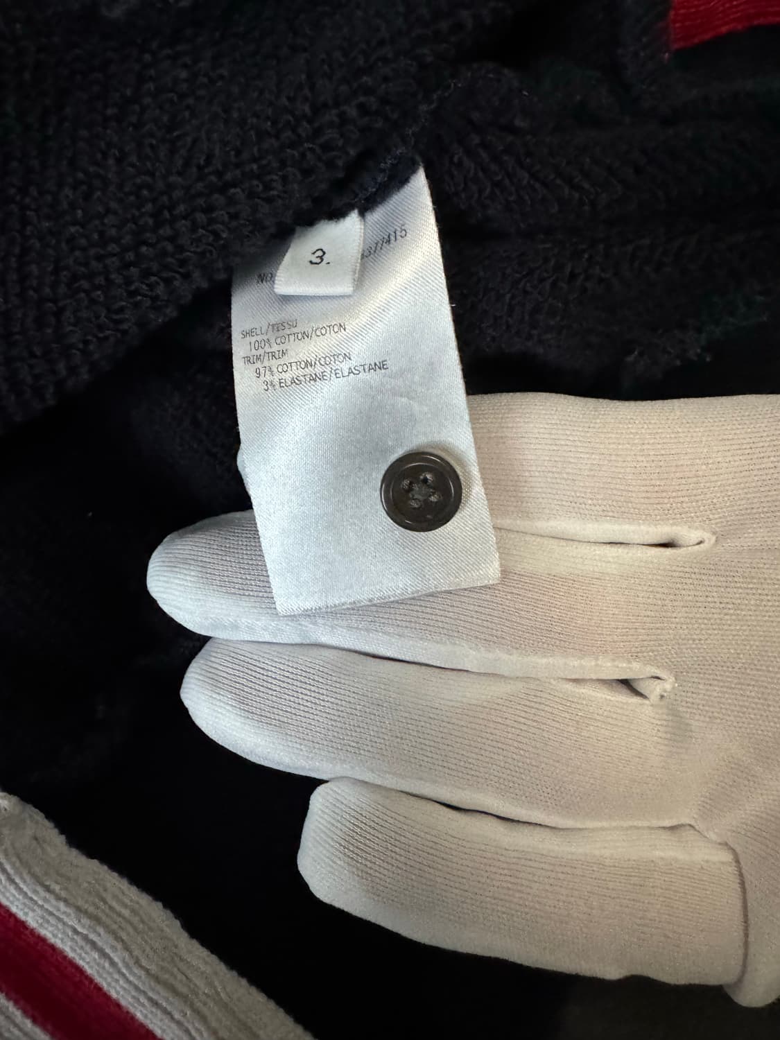 (정품) 톰브라운 백 삼선 맨투맨  상품이미지5