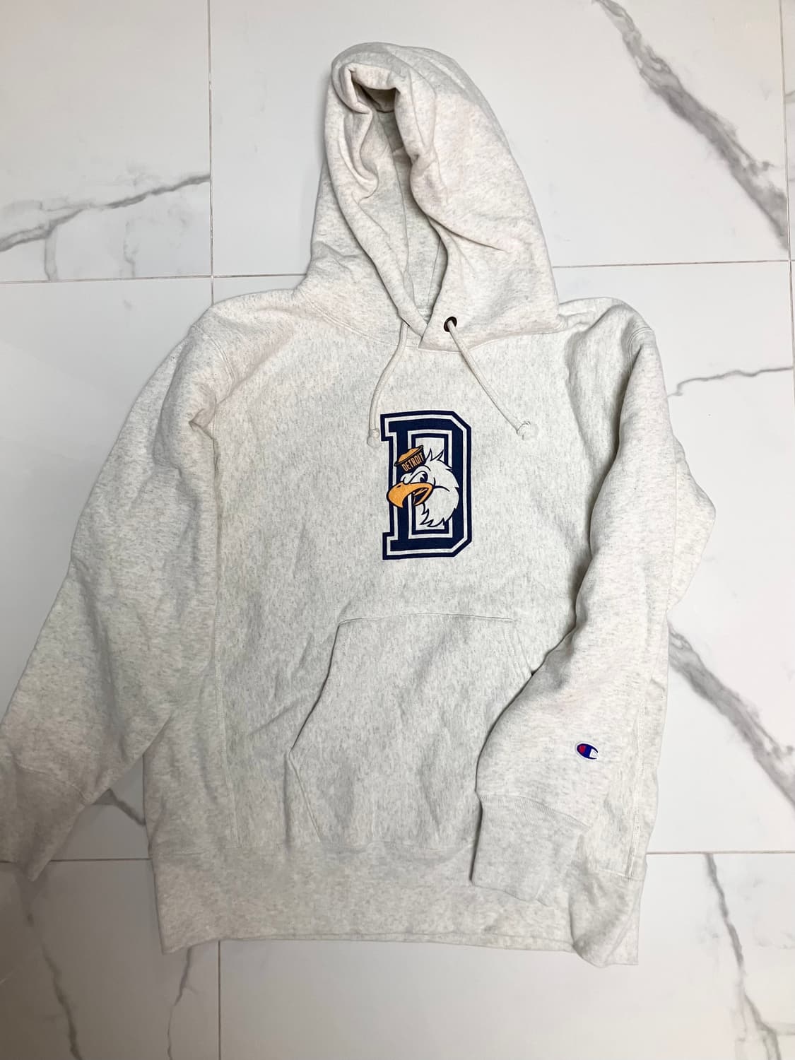 챔피온 오트밀 리버스 위브 후드티 XL 상품이미지1