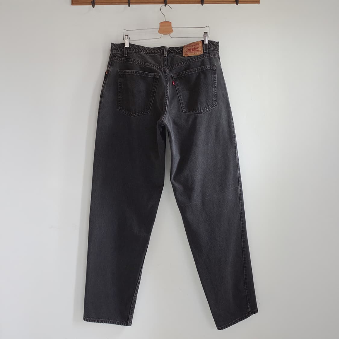 90's Levi's 570 Black Denim Pants 상품이미지6