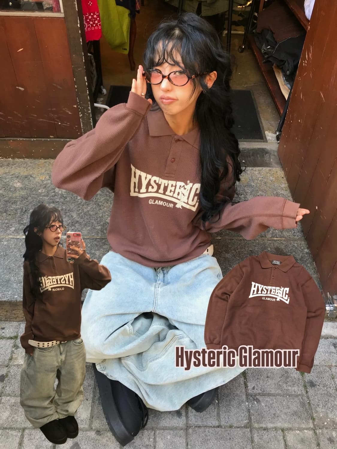 Hysteric Glamour Compression Logo PK L/S 상품이미지1