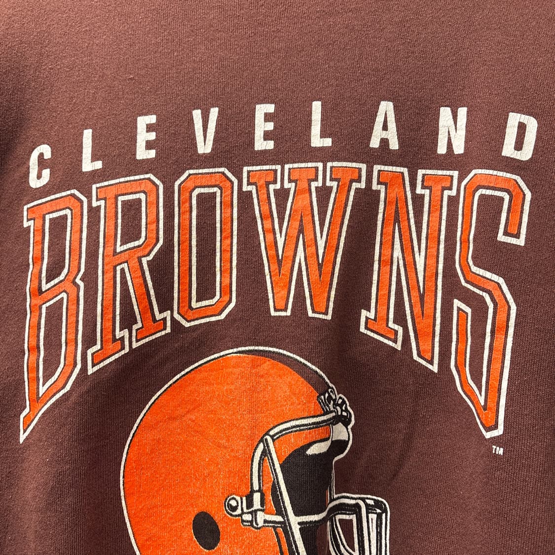 80~90s 아텍스 NFL 클리블랜드 브라운스 그래픽 스웻셔츠 N1240 상품이미지5