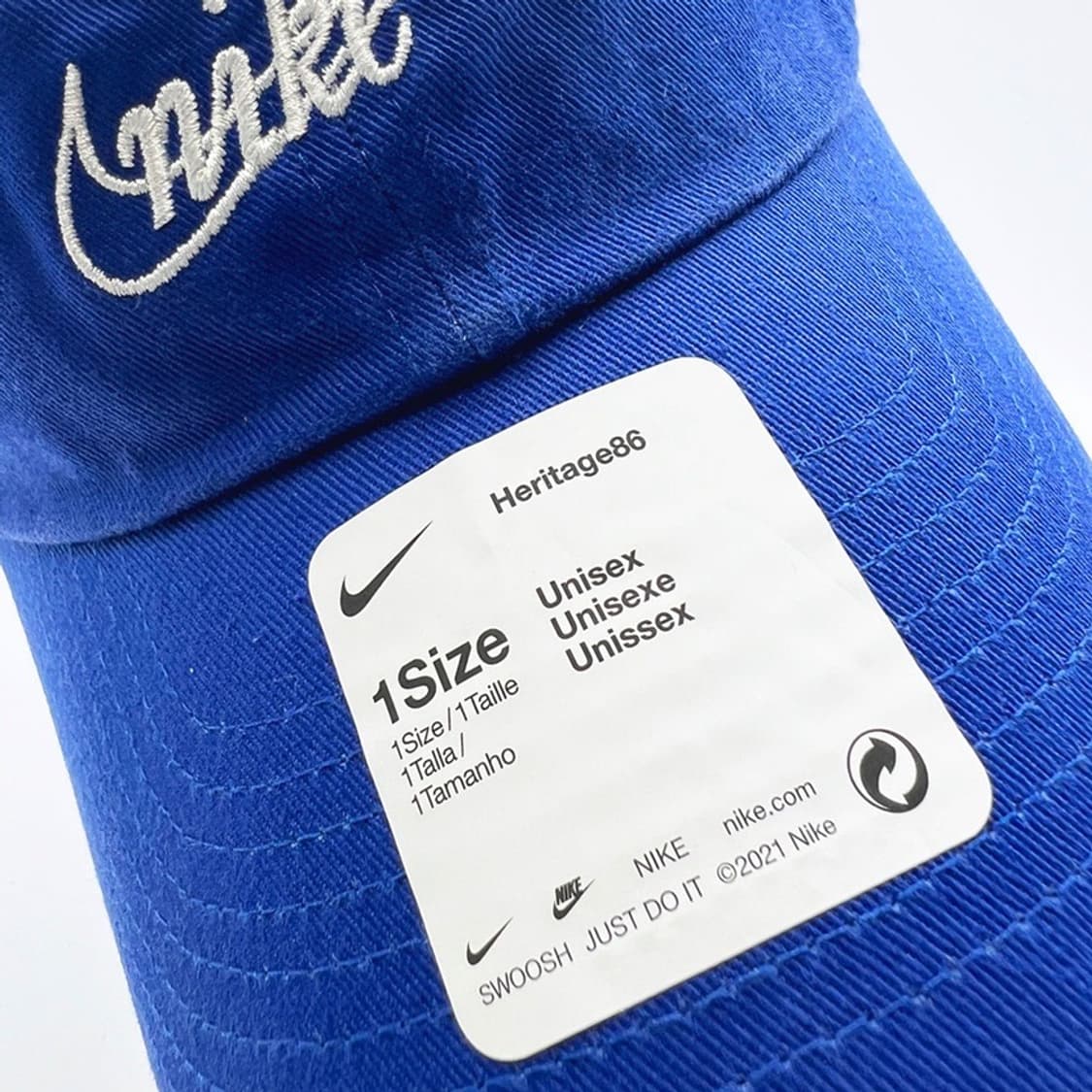 나이키 블루 모자 NIKE NBA 샌프란시스코 워리어스 헤리티지86 볼캡 상품이미지5