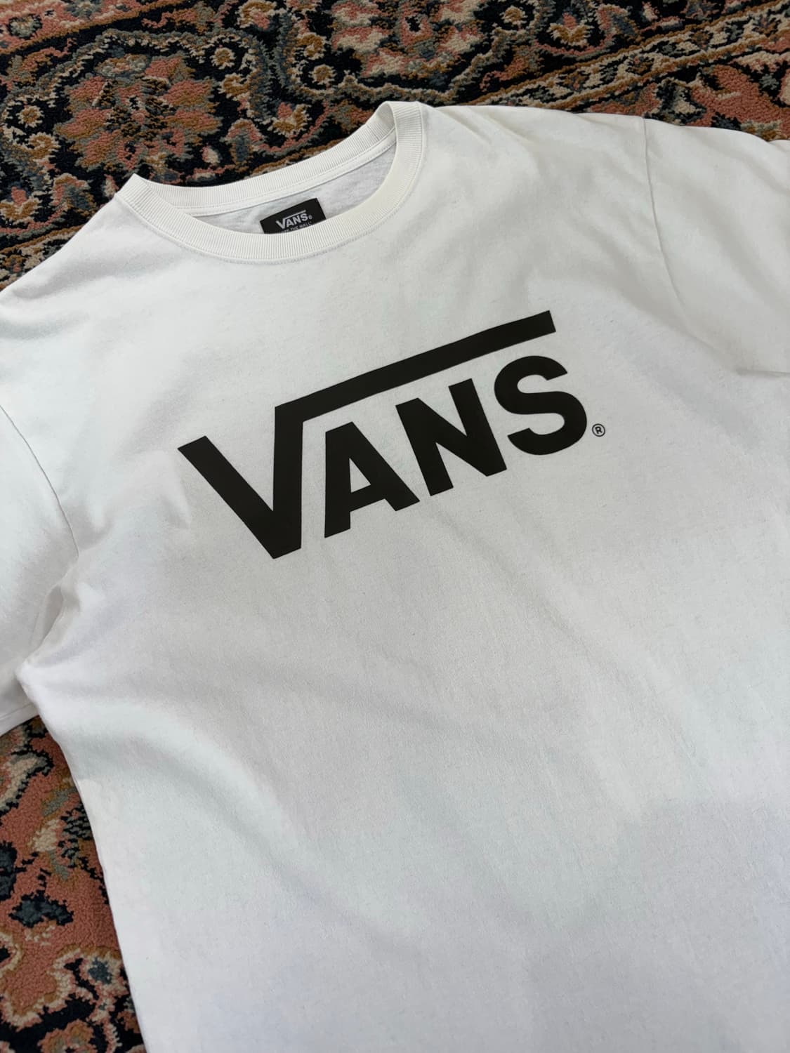 반스 VANS 프린팅 화이트 티셔츠 상품이미지2