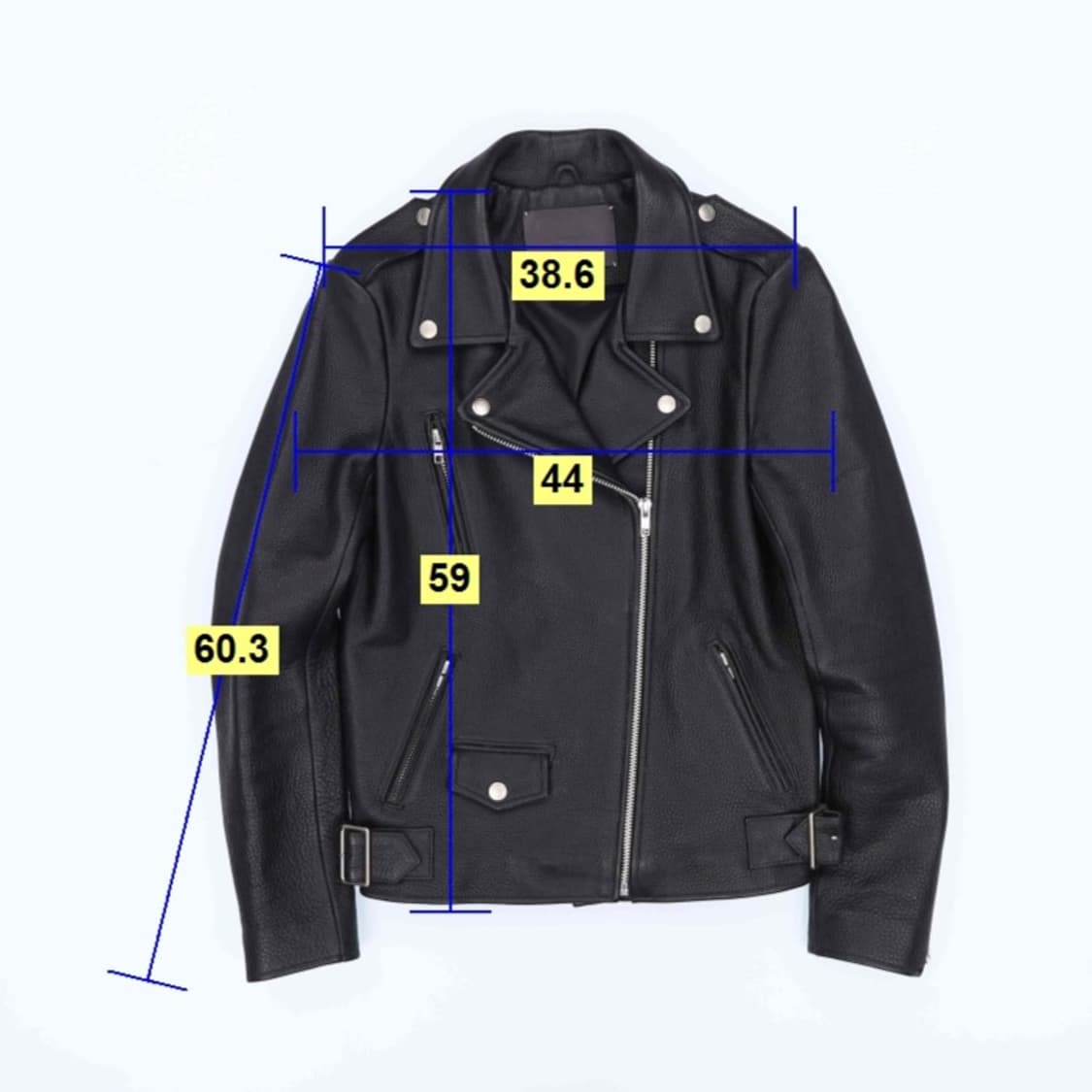 L 비바스튜디오 여성 싱글 라이더 가죽 자켓 4166 상품이미지8