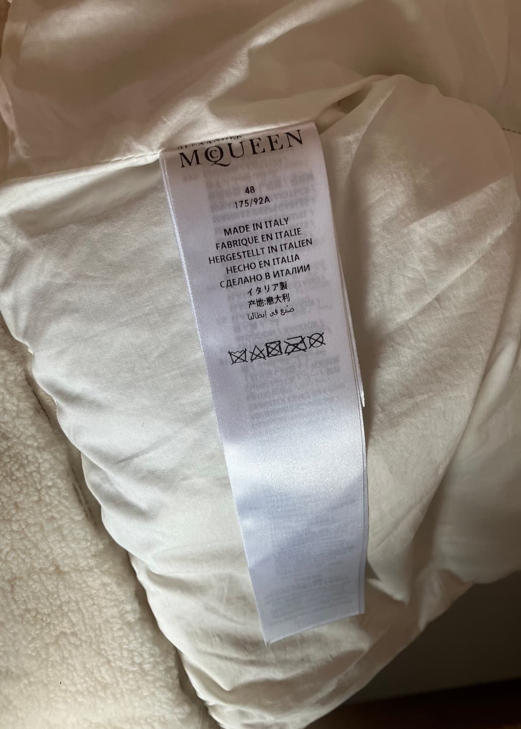 알렉산더 맥퀸 무스탕 패딩 상품이미지6