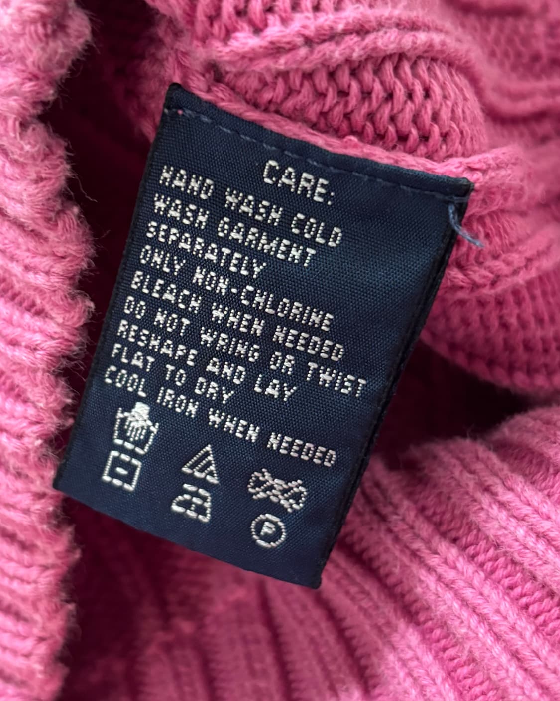 Polo 랄프로렌 코튼 베이비핑크 케이블 가디건 상품이미지7