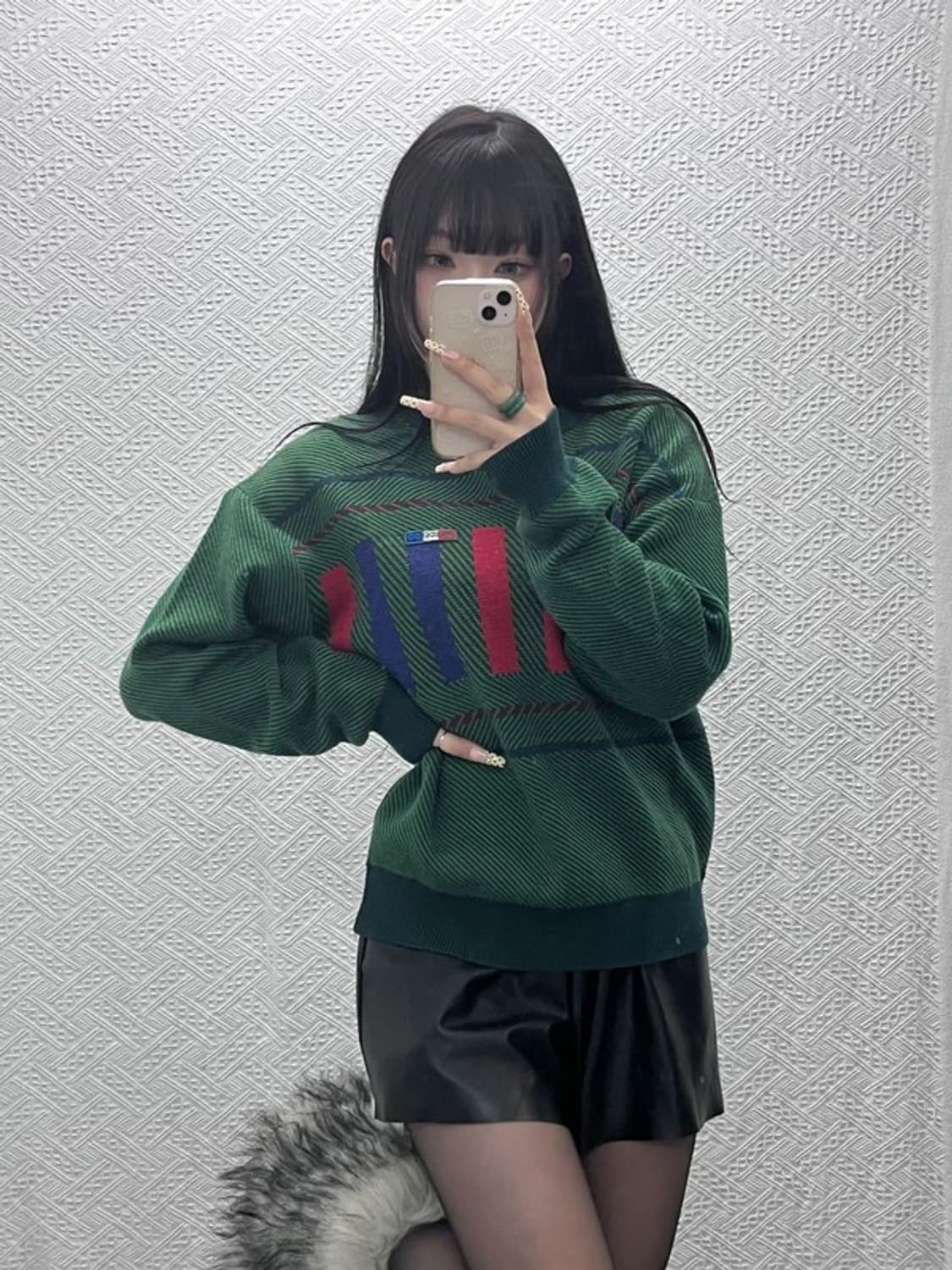 아디다스 레트로 90's 제우교역 울 뜨개 니트 100 C09758 상품이미지1