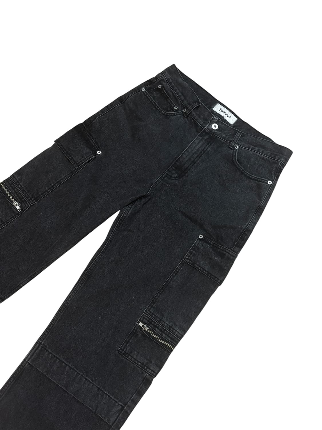 토니웩 릴랙스드 컷 데님 카고 팬츠 상품이미지3