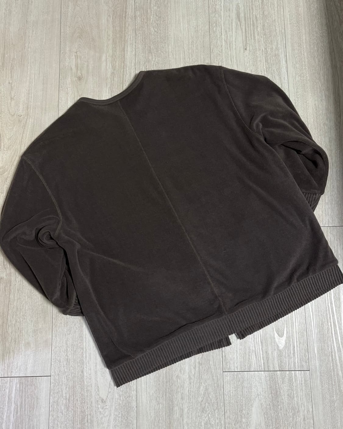 [4]해칭룸 리버시블 레이어 가디건 모카 상품이미지5