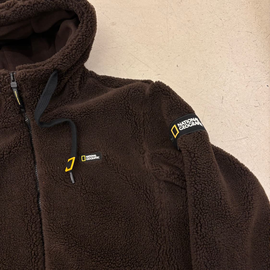 내셔널지오그래픽 브라운 플리스 자켓 상품이미지2