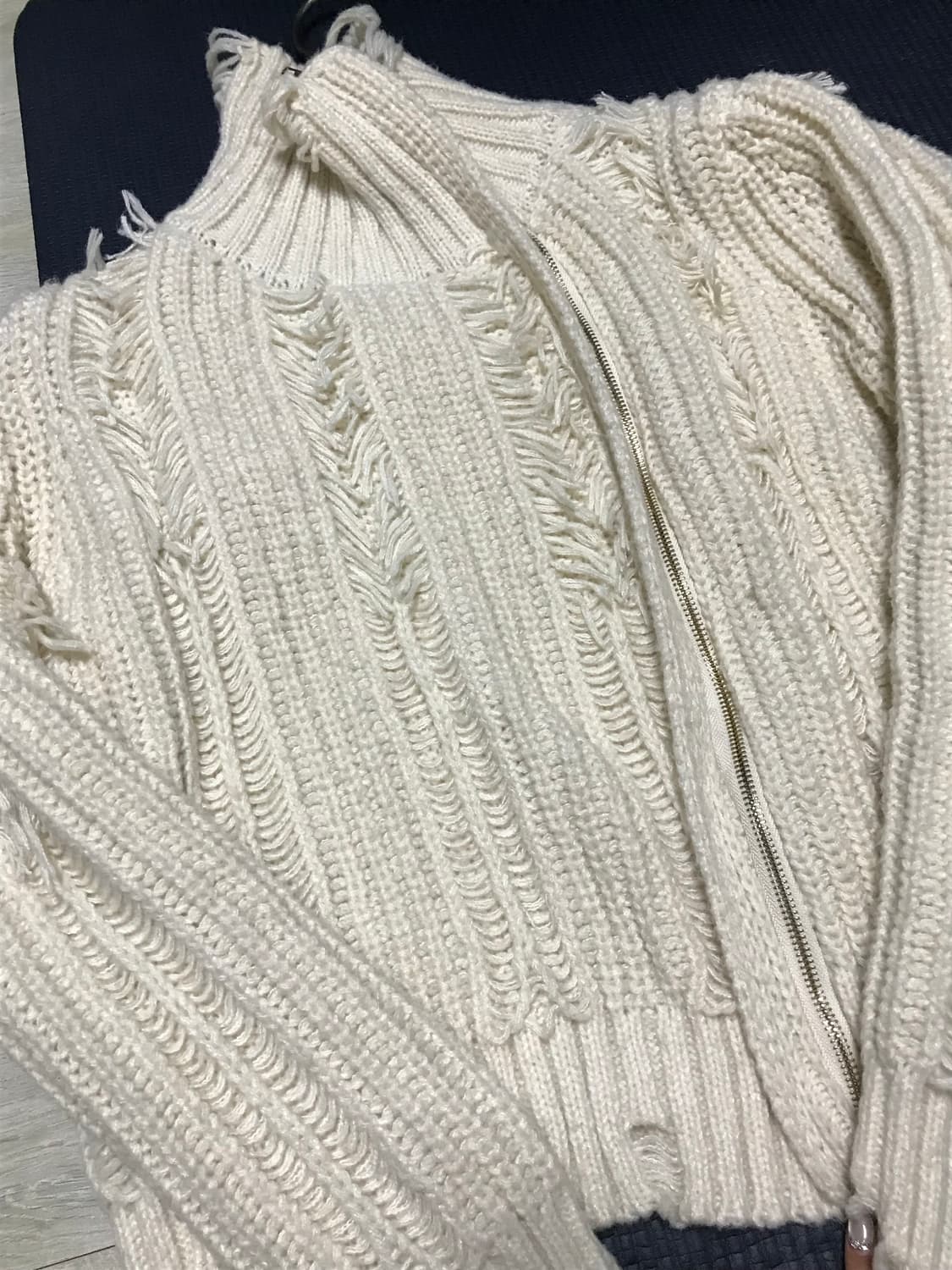 털 니트자켓 상품이미지1