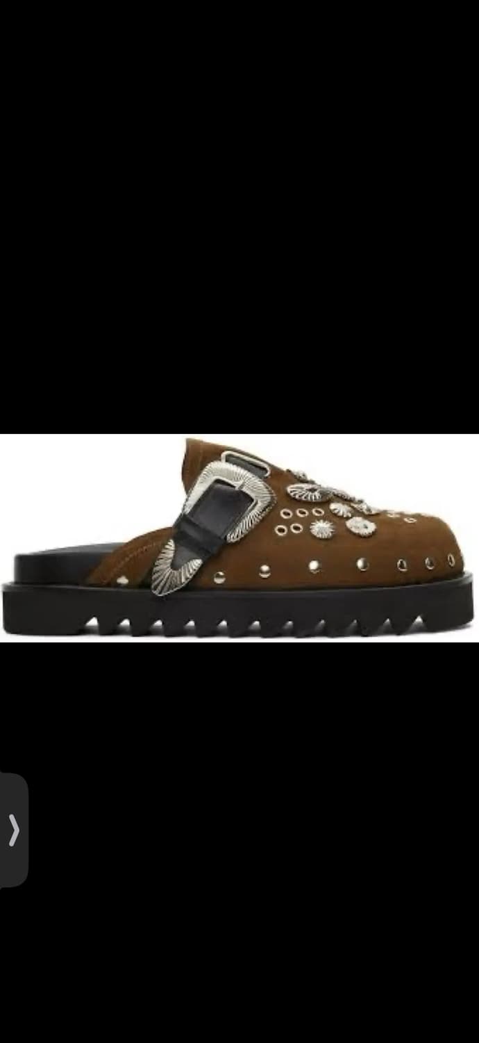 토가 비빌리스 스웨이드 뮬 SaBot 로퍼 브라운 43 상품이미지2