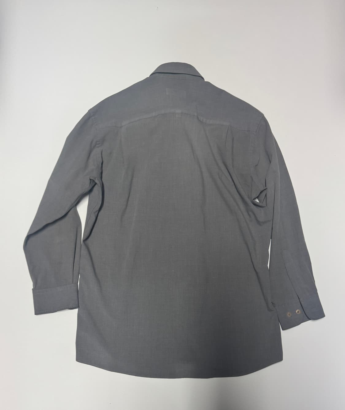 지방시 코튼 카라 미니멀 셔츠 그레이 L 상품이미지2