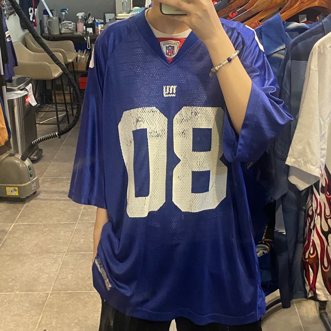 [NO.9] NFL 풋볼 져지 반팔티 블루 상품이미지1