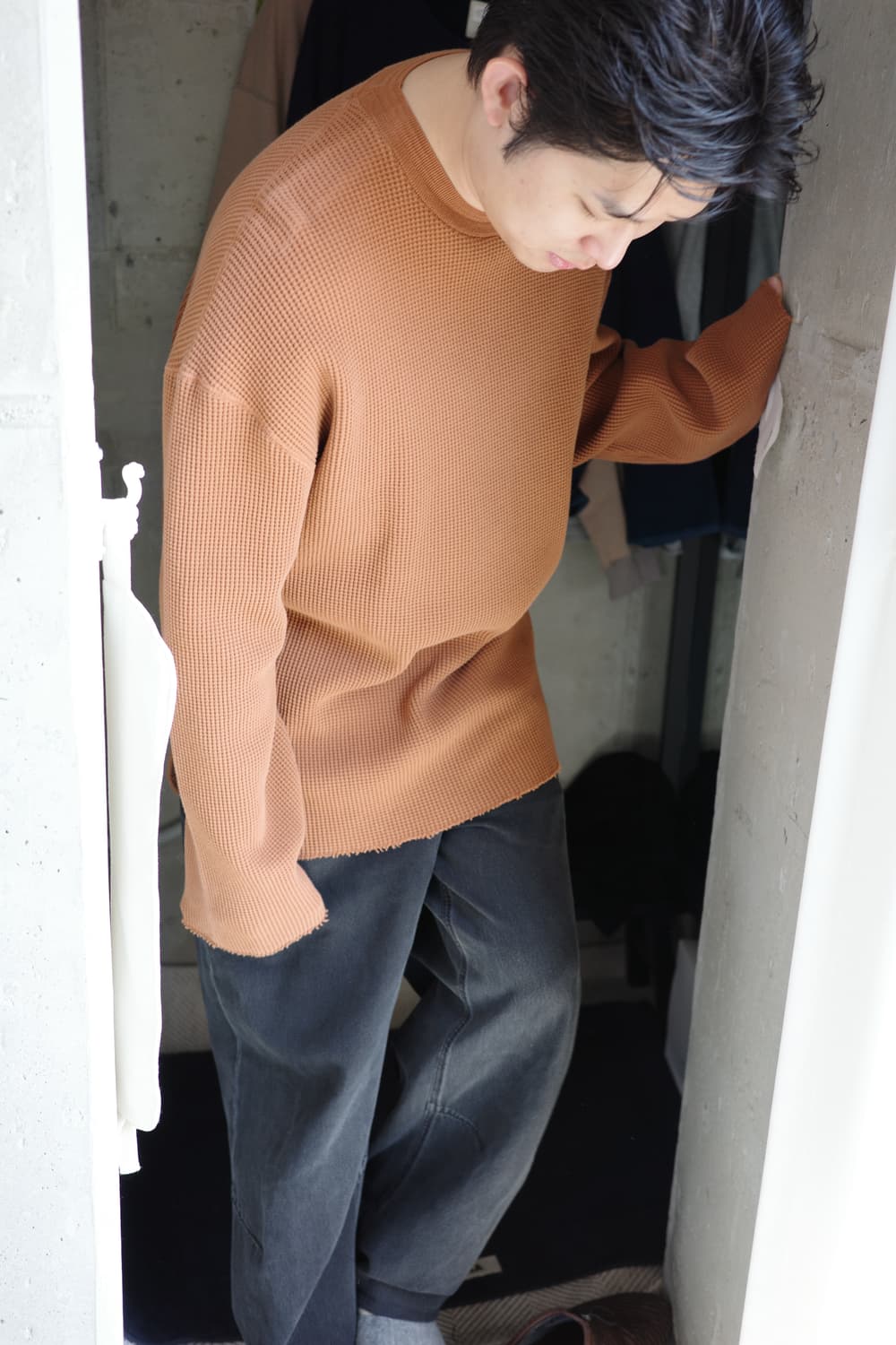 Innat 인앳 이나트 와플 롱 슬리브 상품이미지2