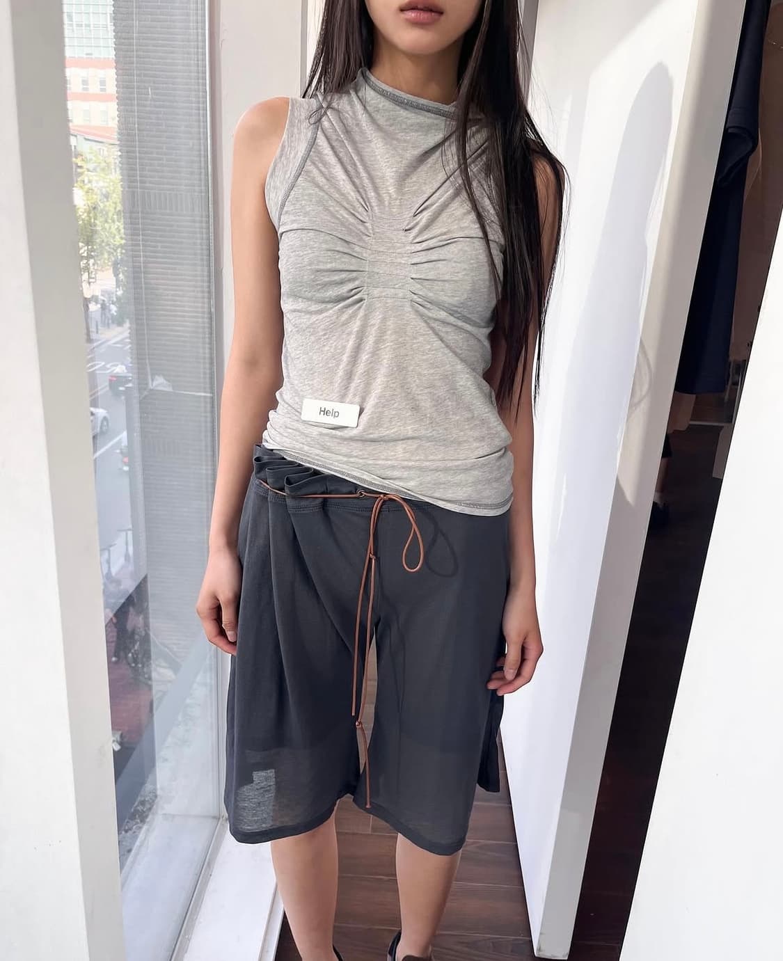 ulika sanctus 슬리브리스 그레이 상품이미지1