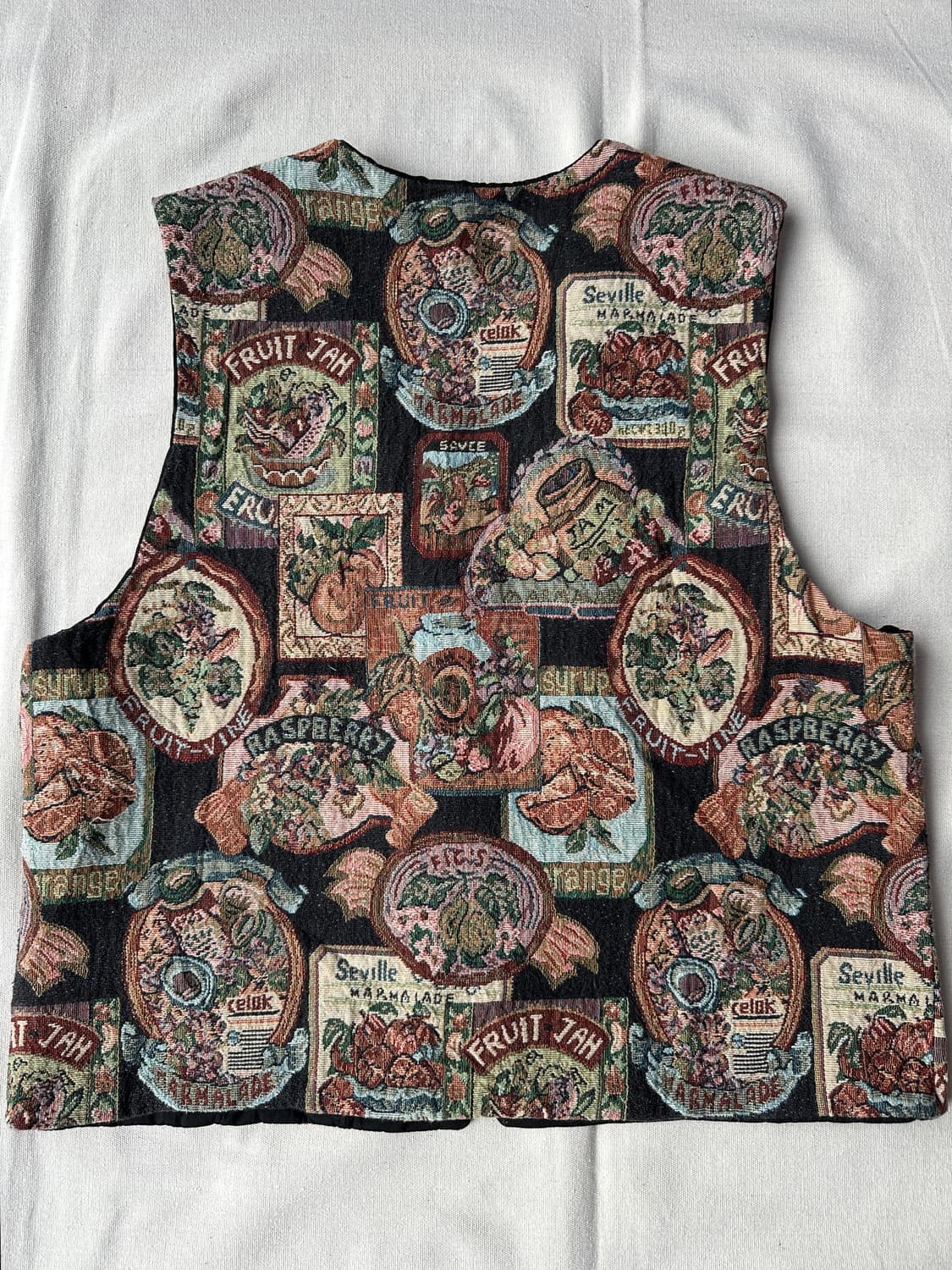 빈티지 자가드 베스트 L 상품이미지6