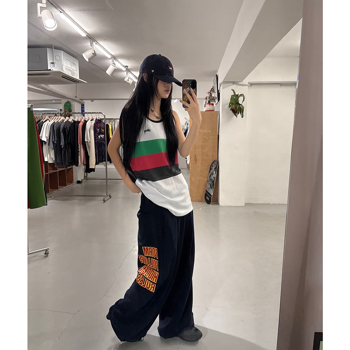 스투시 STUSSY Mesh Sleeveless Top 상품이미지4