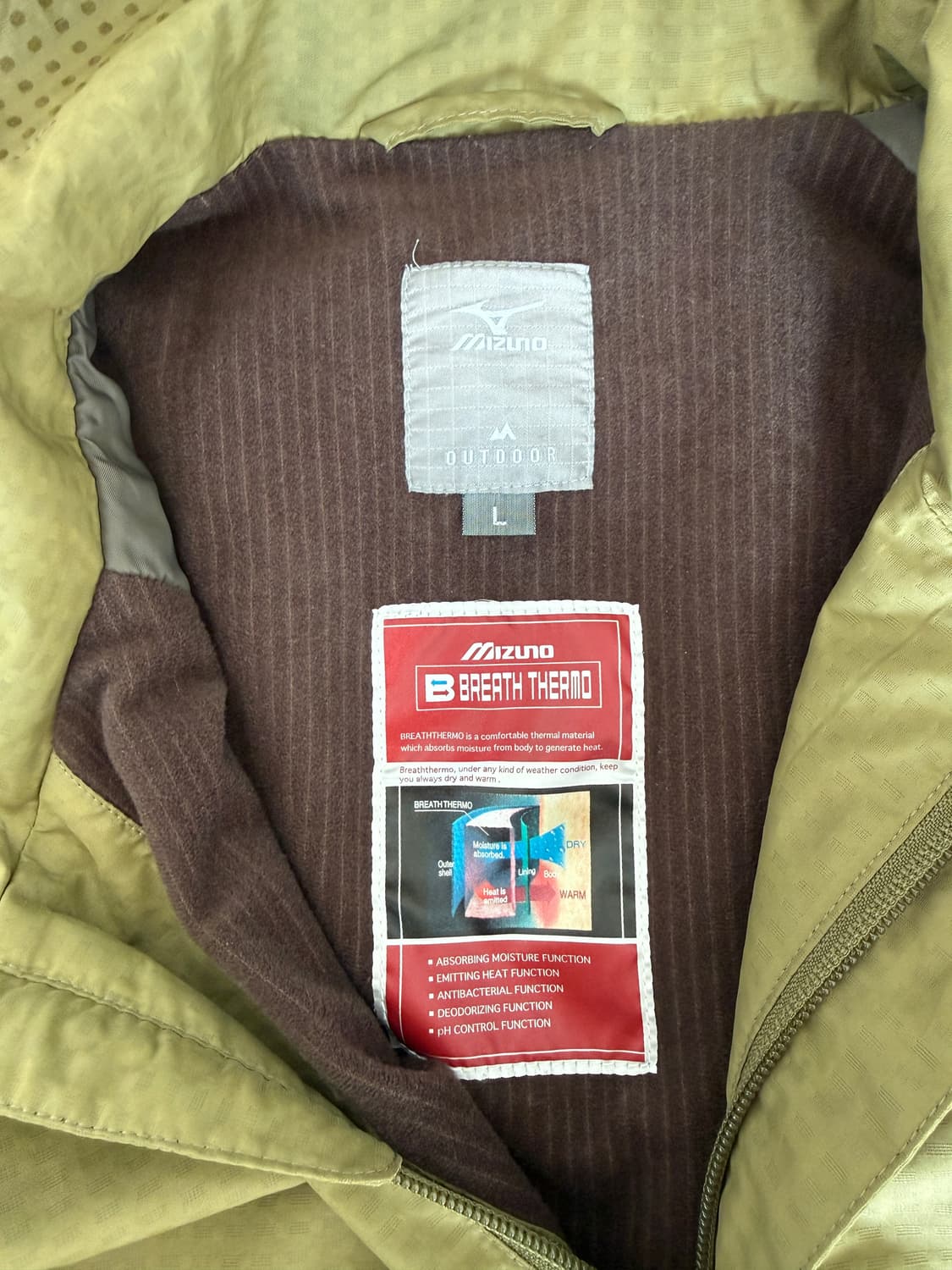 미즈노(Mizuno) 아웃도어 바람막이 윈드브레이커 상품이미지6