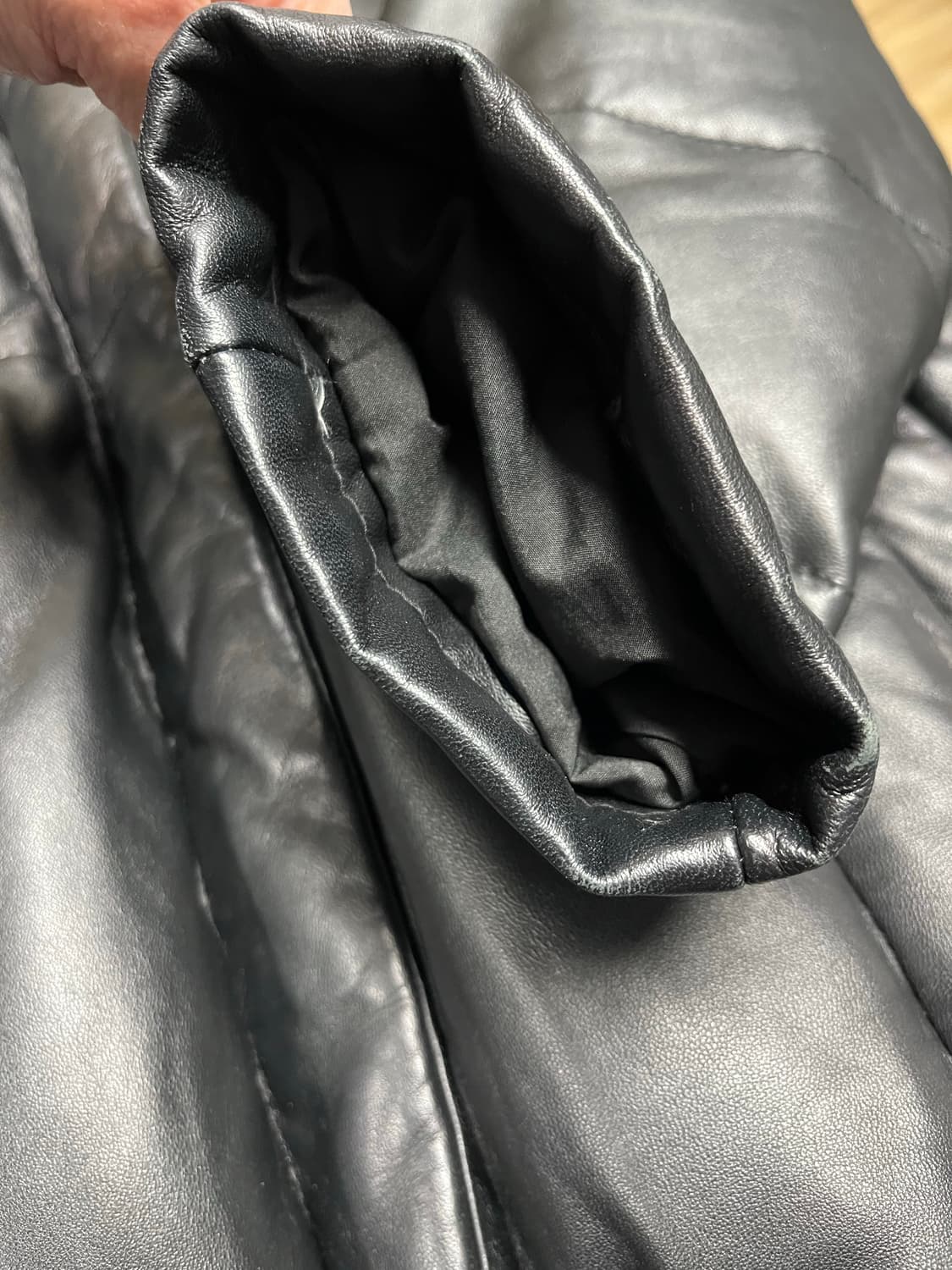 ROBO 폭스퍼 양가죽 구스다운 패딩 코트 88 상품이미지6