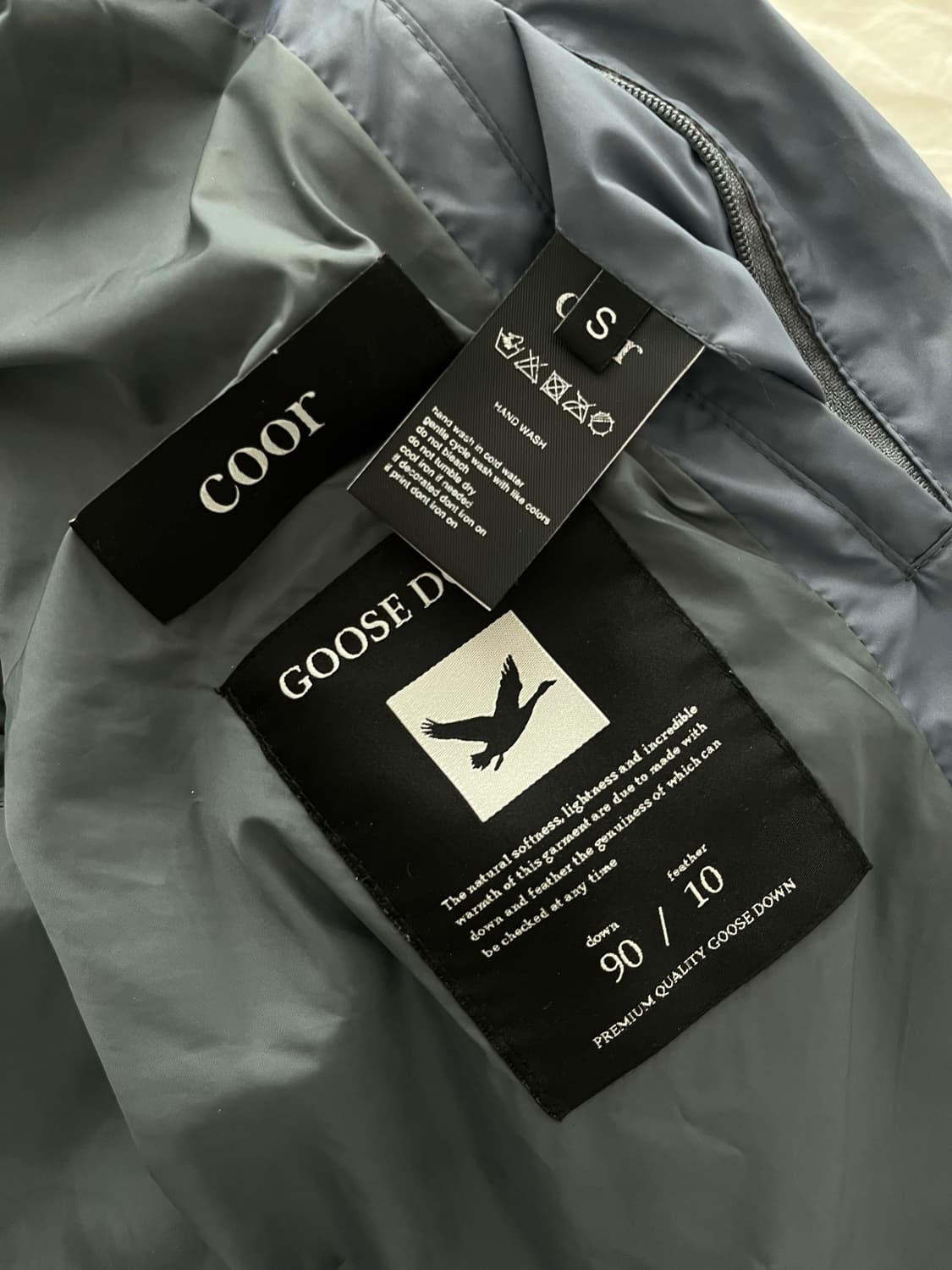 Coor / 쿠어 구스다운 숏패딩 S 상품이미지5