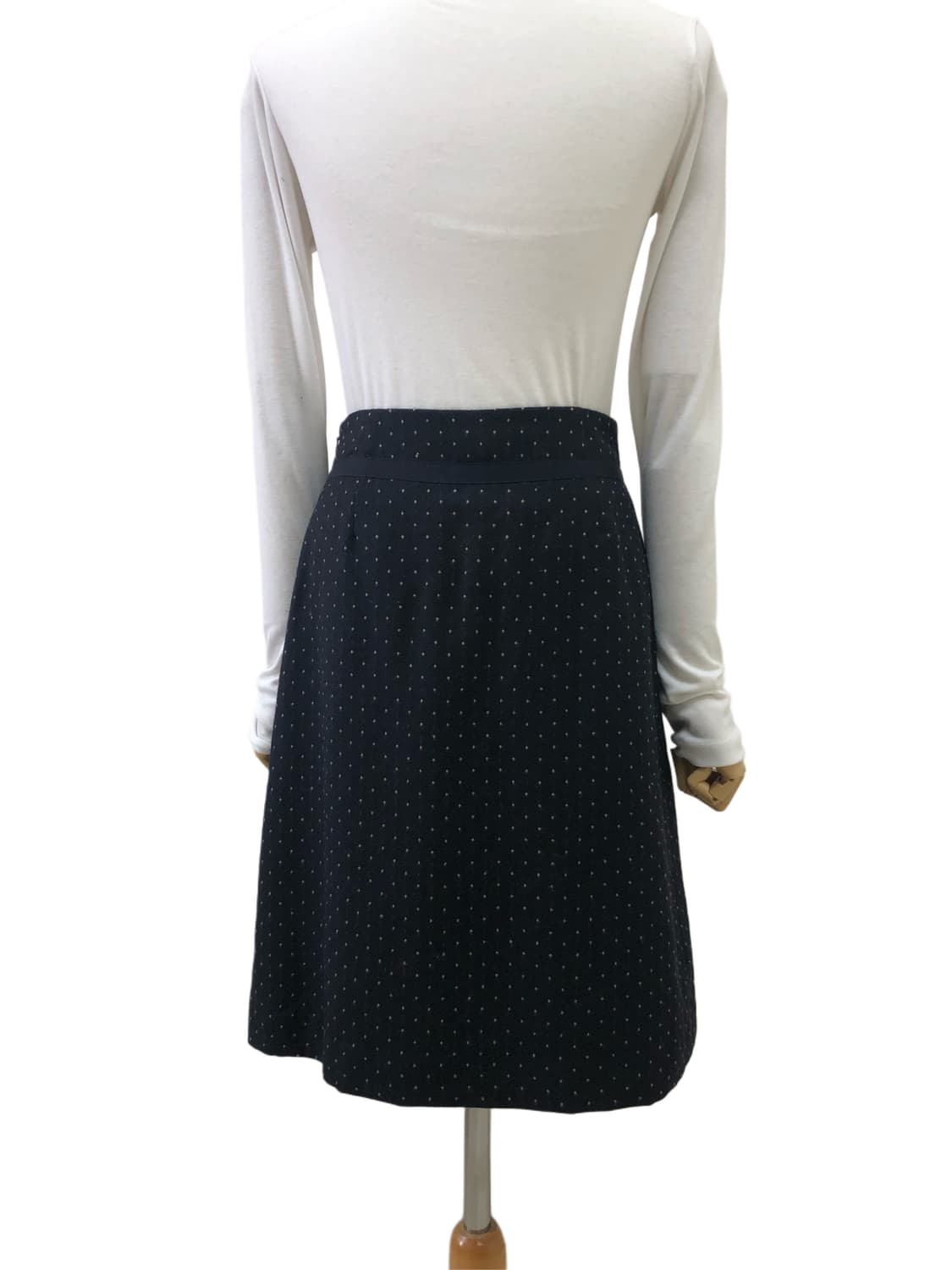 도트 울 미디 스커트 상품이미지8