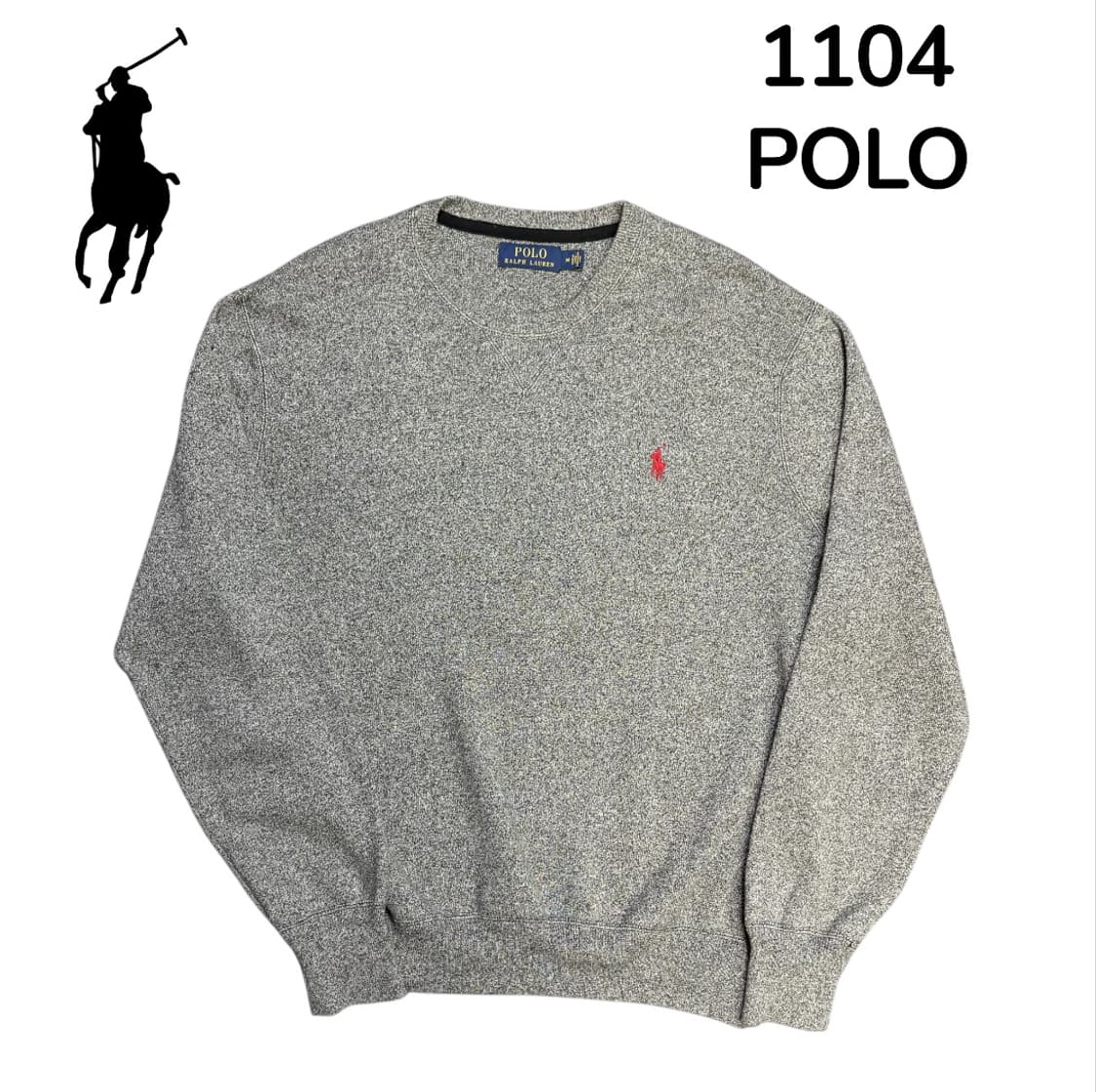 폴로랄프로렌 레드포니 신형 그레이 니트 스웻셔츠 맨투맨 M  상품이미지2