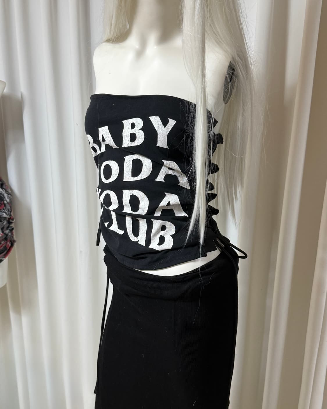 갸루 y2k 튜브탑 상품이미지1