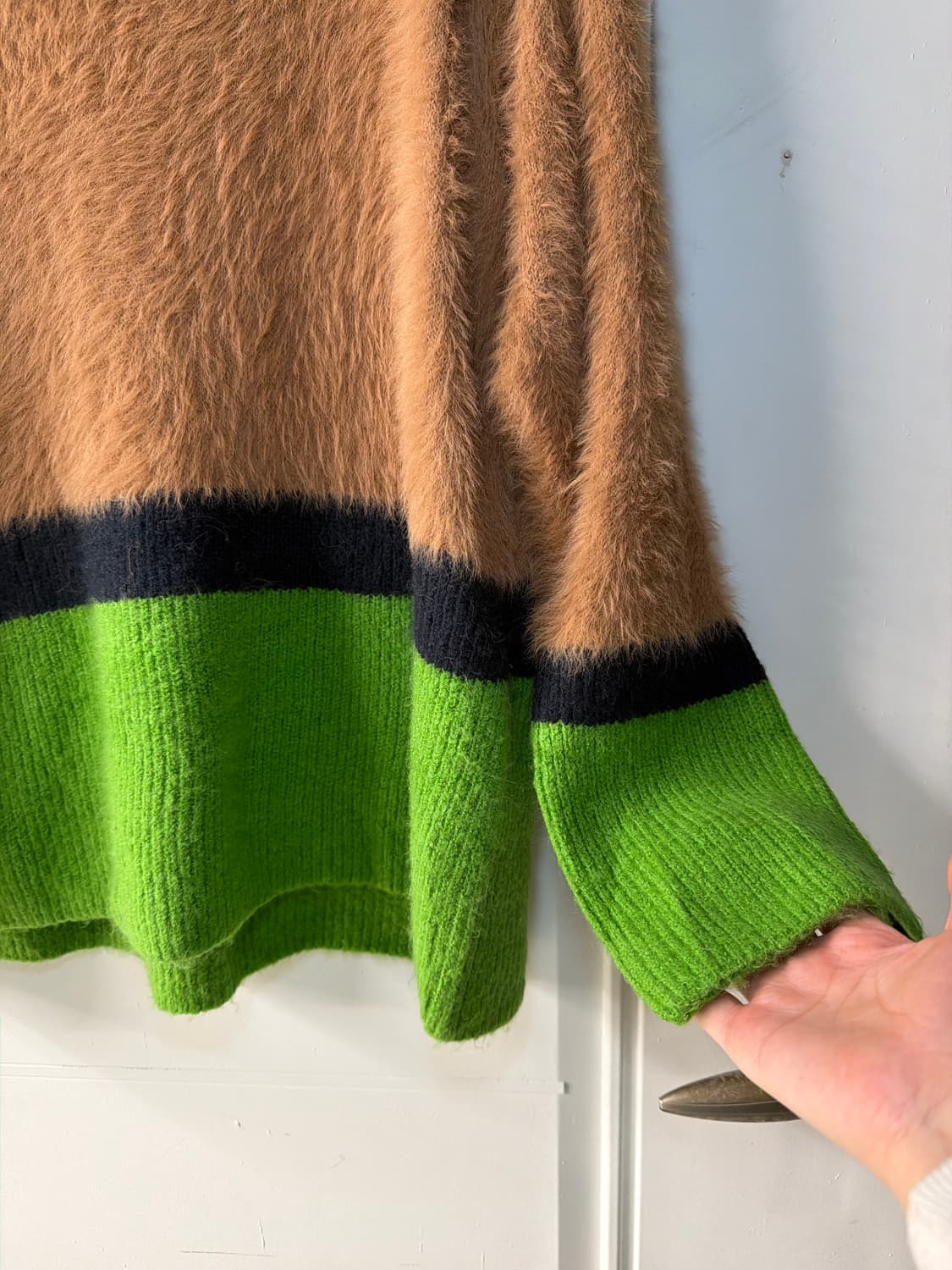 일본빈티지 니트 앙고라 터틀넥  상품이미지6