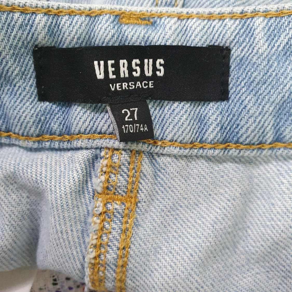 [여27]지아니베르사체 패치 데님 팬츠[Y61-112] 상품이미지9