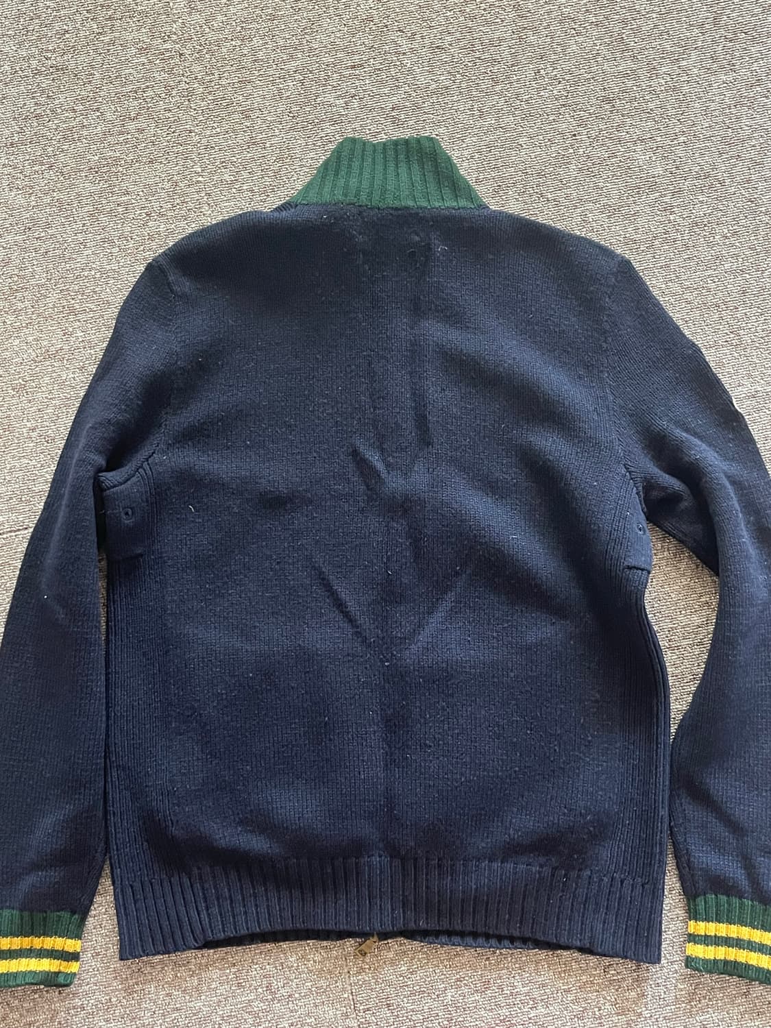 빈티디 램스 울 폴로 집업 상품이미지2