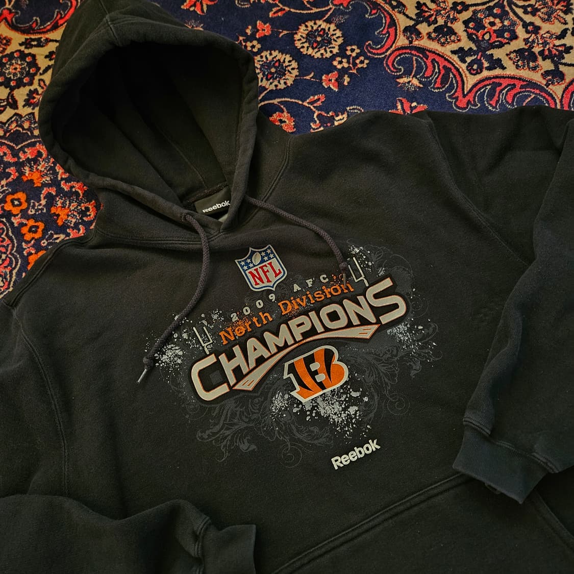 리복(Reebok) x NFL 00's 빅로고 후드티셔츠 M size 상품이미지1