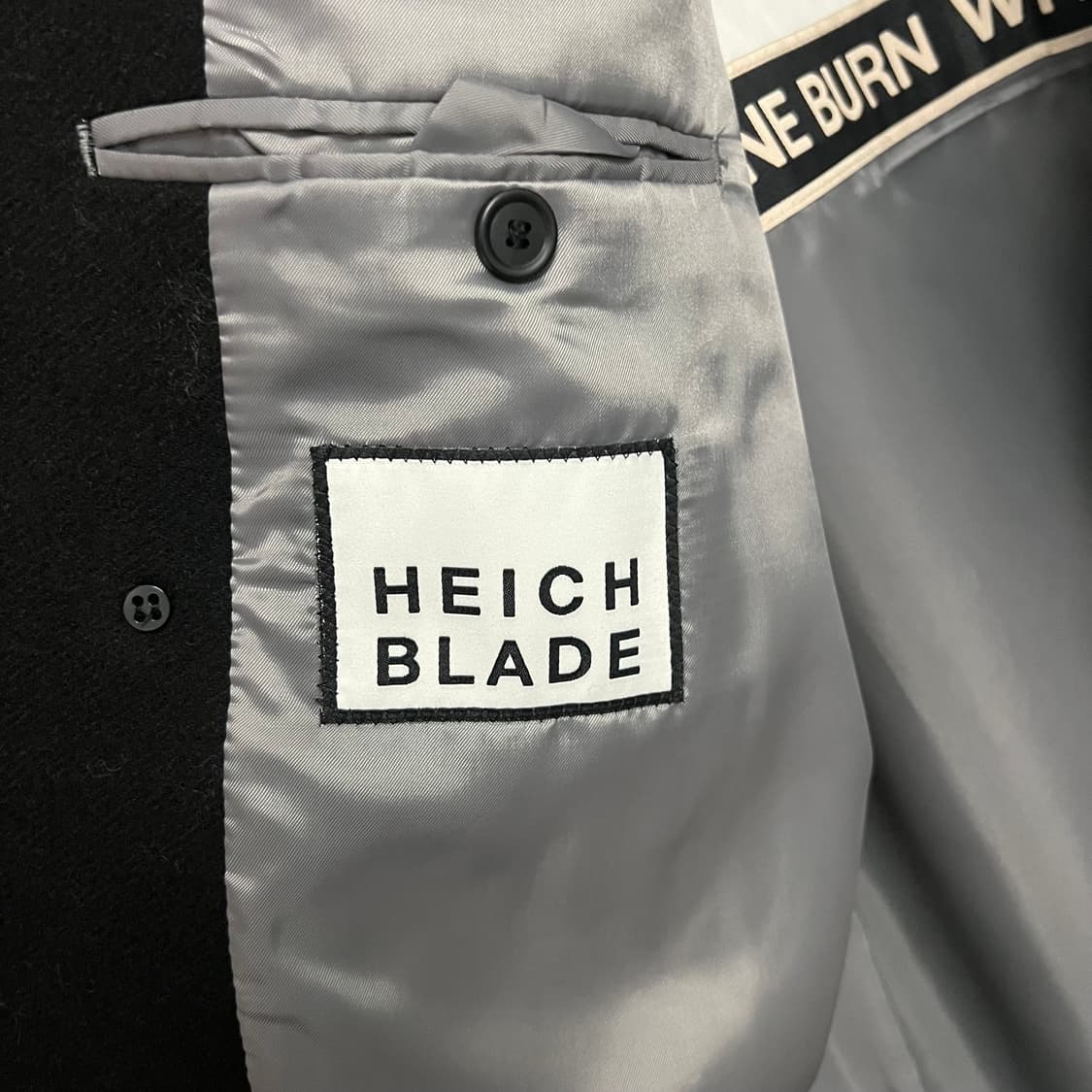 새상품 HEICH BLADE by 무신사 코트 L 블랙 상품이미지4
