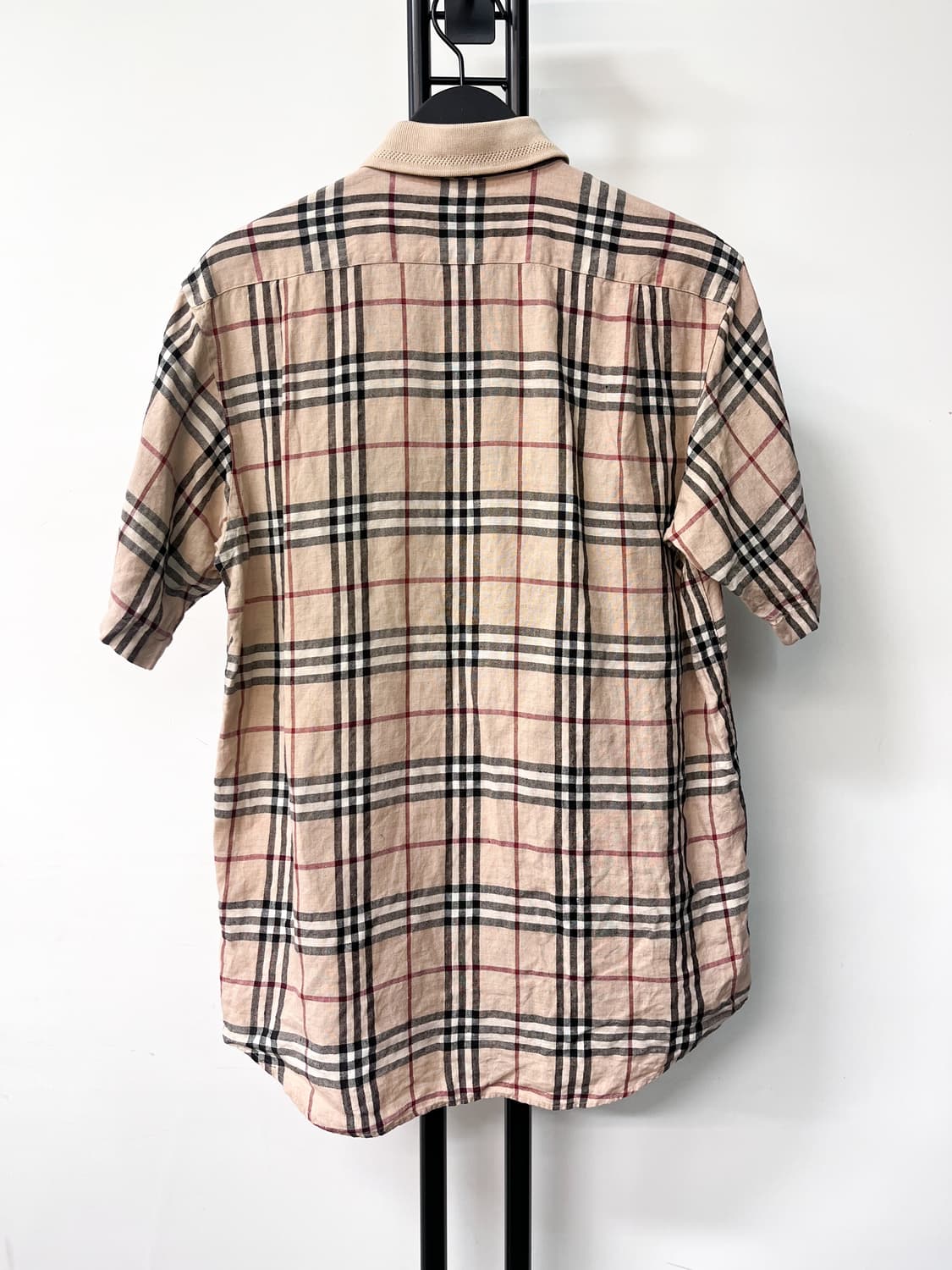 버버리 OG 노바 체크 린넨 셔츠 상품이미지3