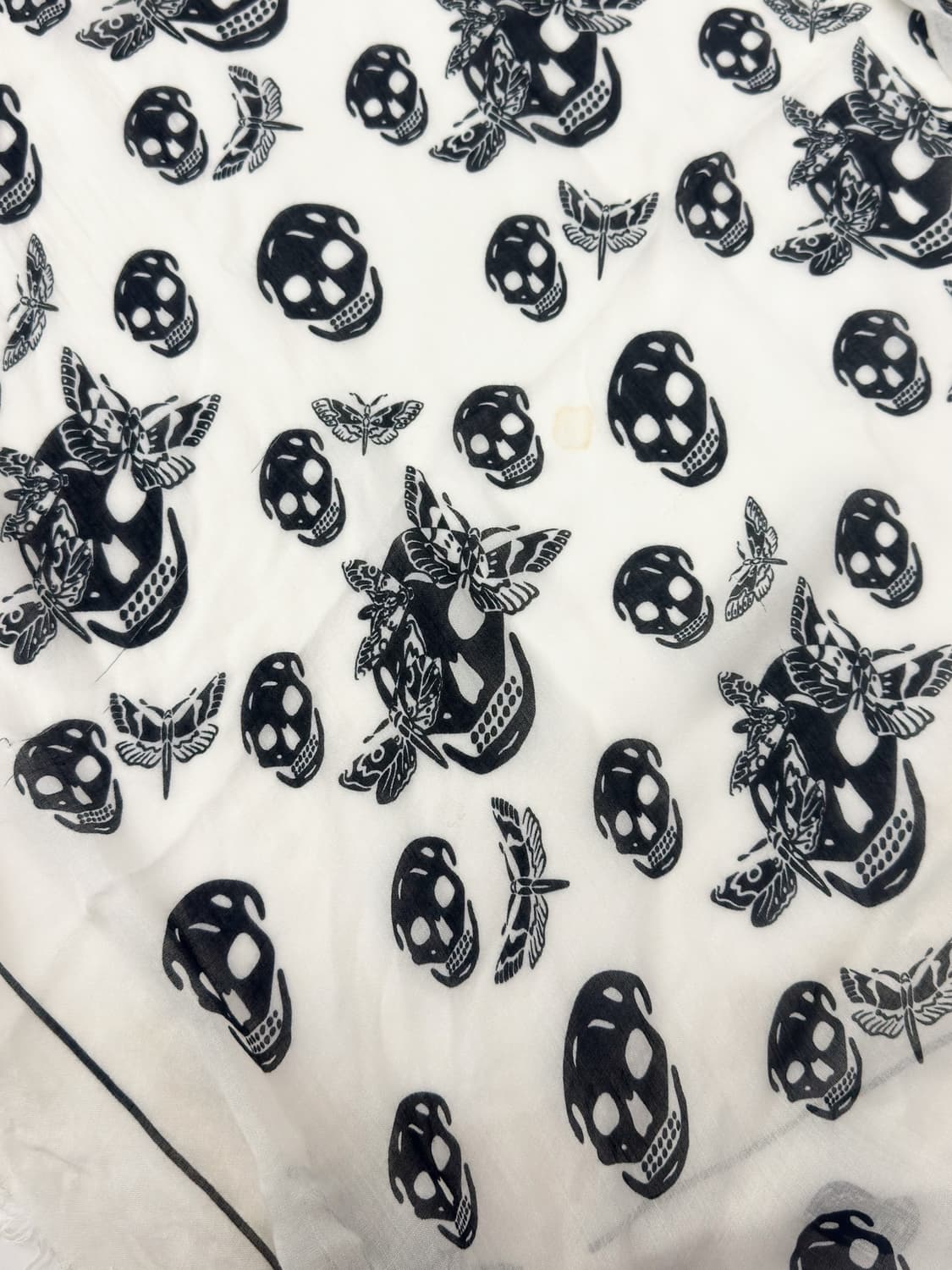 Alexander McQueen Skull Print Scarf 상품이미지3