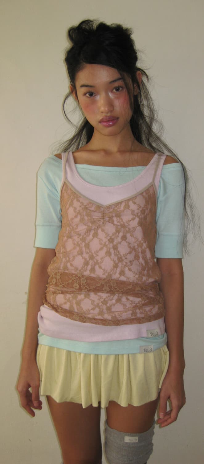 lace sleeveless (nude) 상품이미지1