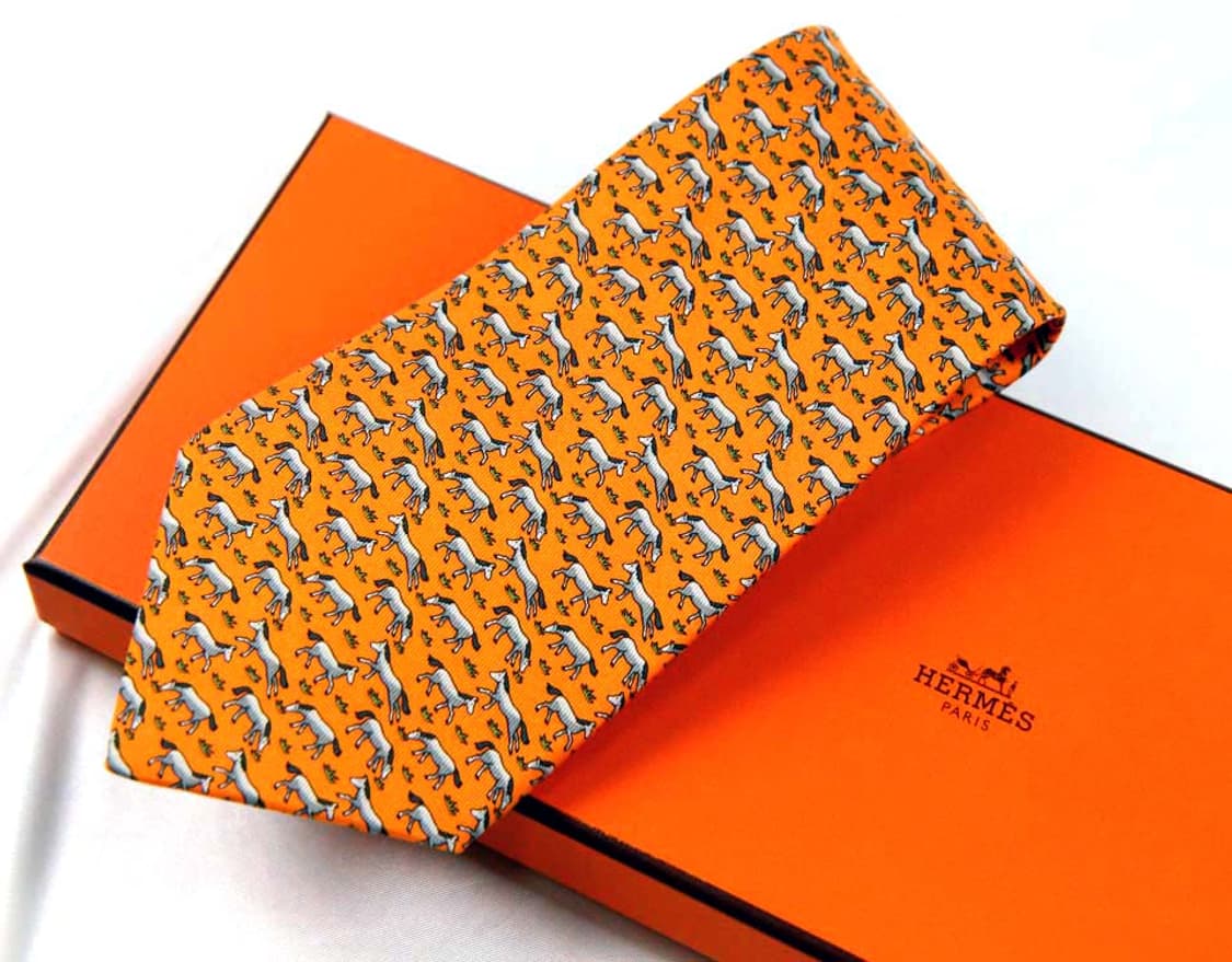 에르메스 9.2cm A+등급 남자 명품 넥타이 상품이미지1