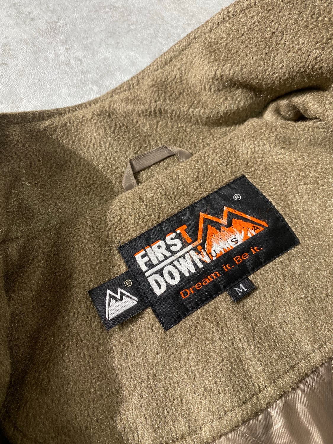 [M] 90s First Down 퍼스트다운 USA 플리스 집업 자켓 상품이미지7