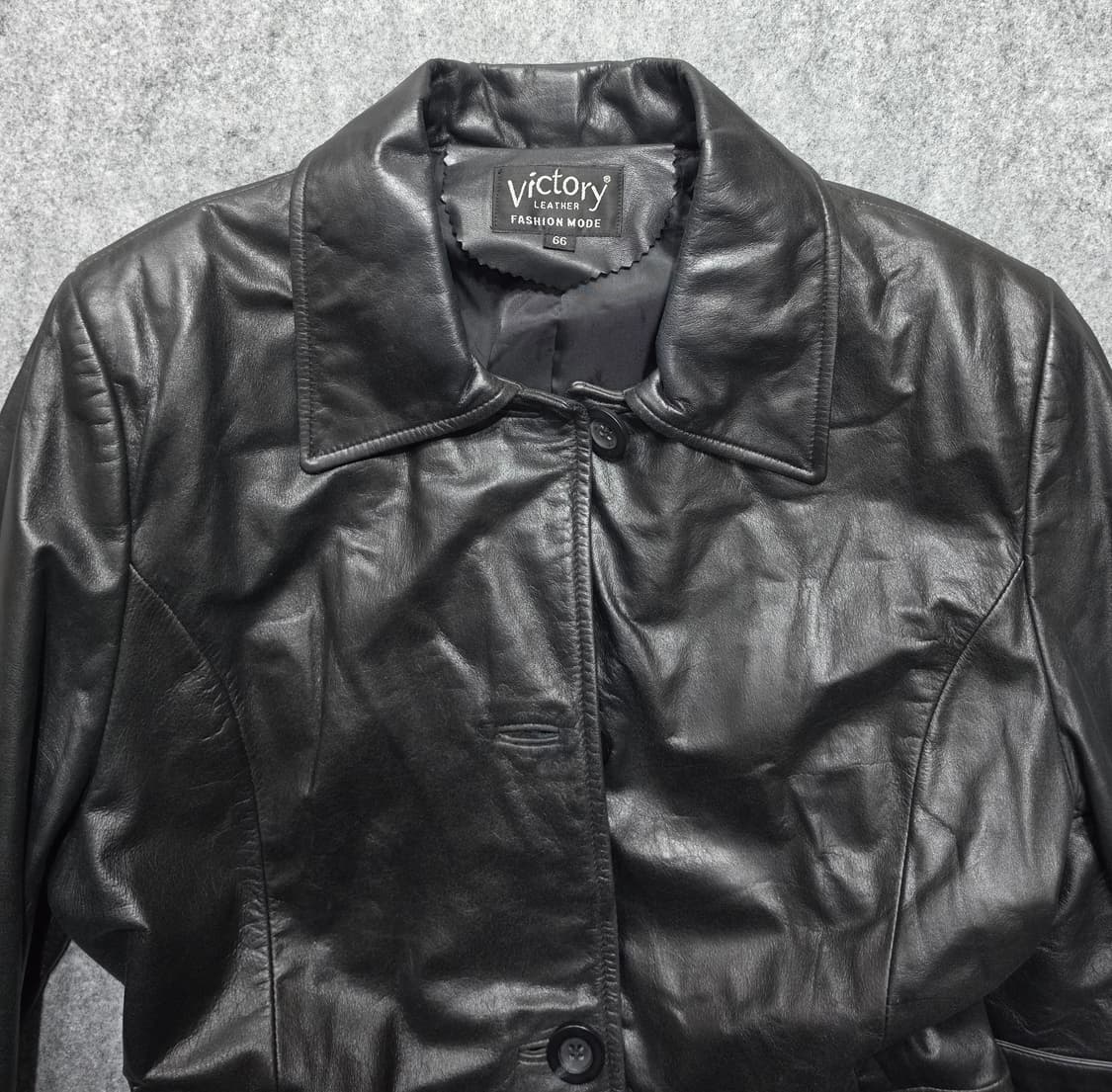 빈티지 벨트 양가죽 자켓 램스킨 코트 레더자켓 66 상품이미지5