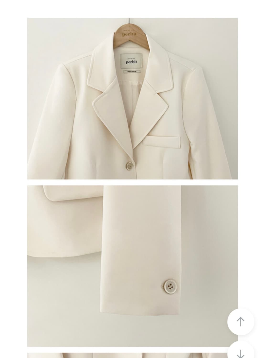 퍼빗 네즈 올타임 자켓 도쿄크림, 발렛베이지 상품이미지2