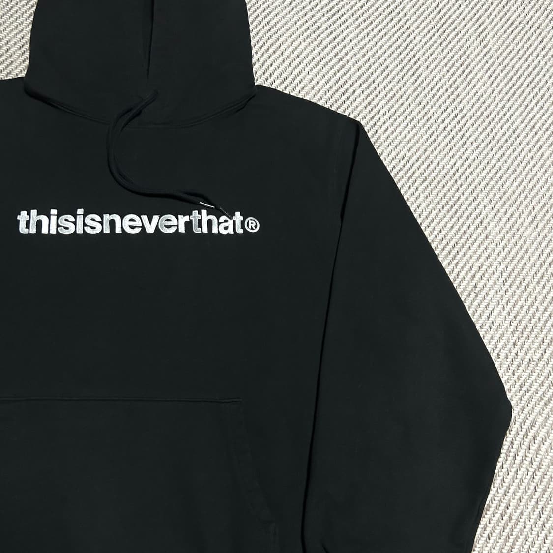 [M] Thisisneverthat 디스이즈네버댓 블랙 후드티 상품이미지2