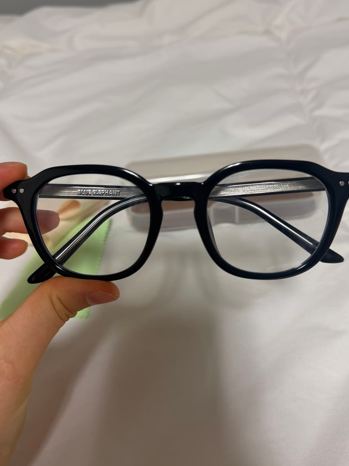 블루엘리펀트 앤디 블랙 뿔테안경 상품이미지3