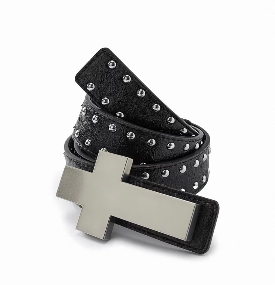 Cross stud belt  상품이미지1